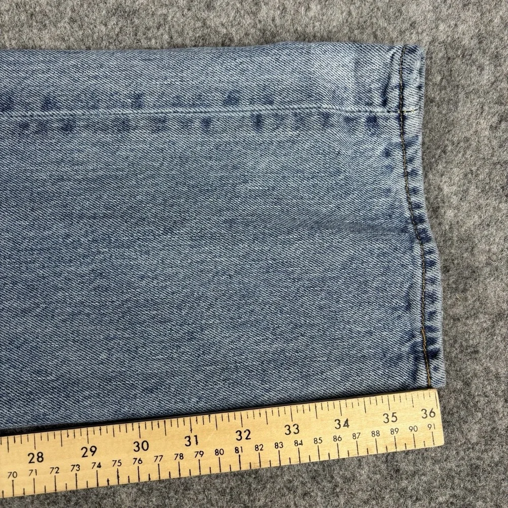 Levi's 501 Jeans Men's 31x36 Button Fly Straight Leg Light Wash Y2K‎ Denim EUC